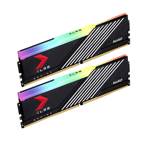 PNY XLR8 DDR5-5600 CL40 MAKO RGB 패키지 마이크로닉스 (32GB(16Gx2))_이미지