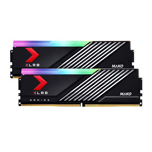 PNY XLR8 DDR5-5600 CL40 MAKO RGB 패키지 마이크로닉스 (32GB(16Gx2))
