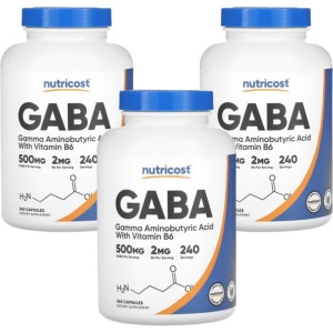 뉴트리코스트 GABA 비타민B6 함유 500mg 240캡슐 (3개)_이미지