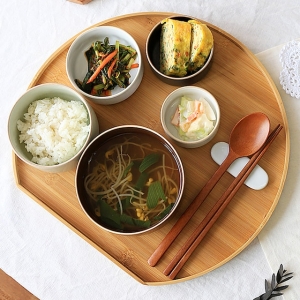 맛있는유혹 우드 반달 트레이 3colors 1. 대나무_이미지