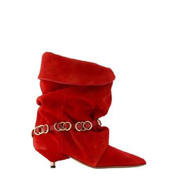 이자벨마랑 포인티드 토 앵클 부츠 BO0285FAD3A04S70SR SCARLETRED T_이미지
