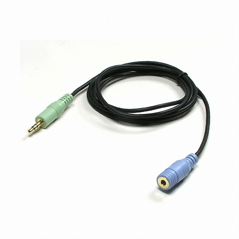 3.5Φ Stereo (M/F) 오디오 연장 케이블
