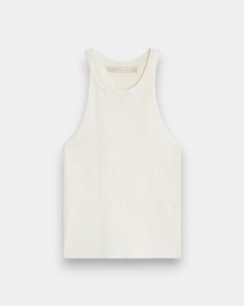 민소매 티셔츠 3HVC04 V15870 ECRU Beige