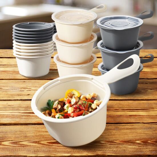 아카시아리빙 손잡이 쿡앤밥 275ml (10개)_이미지