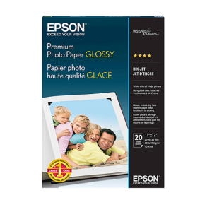 엡손 S041289 프리미엄 고광택 포토용지 A3+ 255g (20매)_이미지