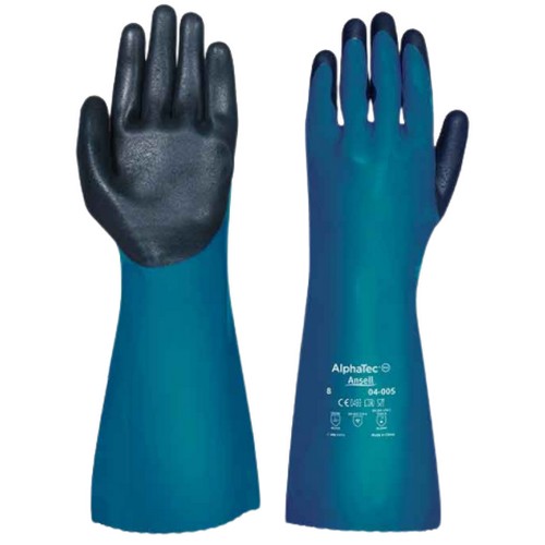 안셀 알파텍 내화학 장갑 04-005 (12켤레)_이미지