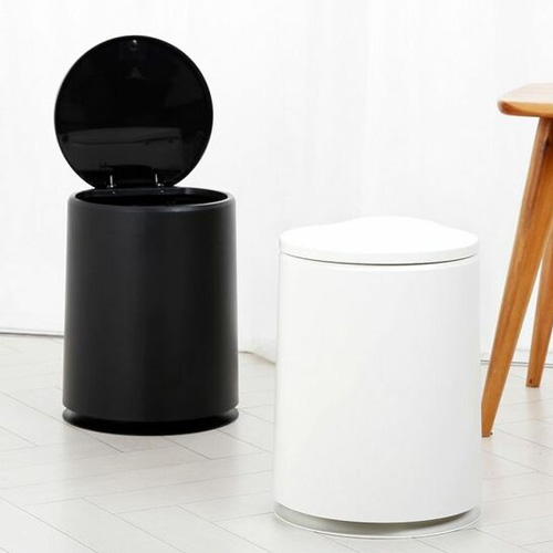 원터치 원형 휴지통 10L