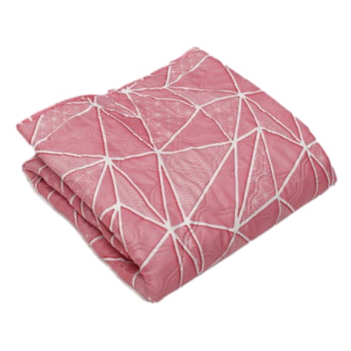 프린스 해든마루 눈꽃송이 인디핑크 전기요 (더블, 130x180cm)_이미지