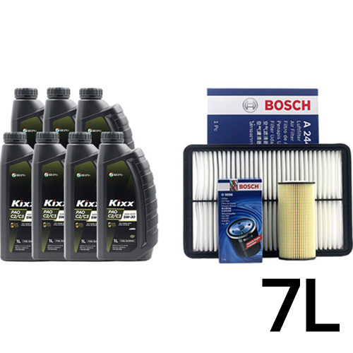 GS칼텍스 킥스 파오 C2/C3 5W30 7L + 보쉬필터 올뉴쏘렌토 디젤_이미지