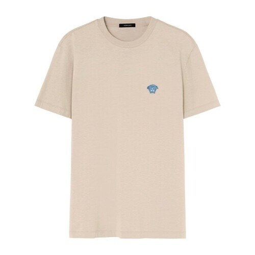 베르사체 반팔 티셔츠 1008481 1A08489 1KF90 MASTIC