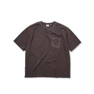 펜필드 국내출고 워시드 베이직 포켓 반팔티 차콜 FR2KT17U