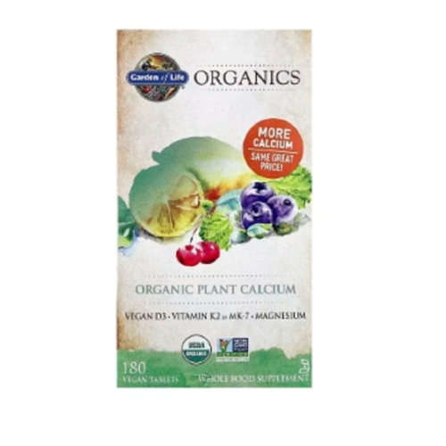 가든오브라이프 마이카인드 유기농 식물성 칼슘 180캡슐 (1개)_이미지