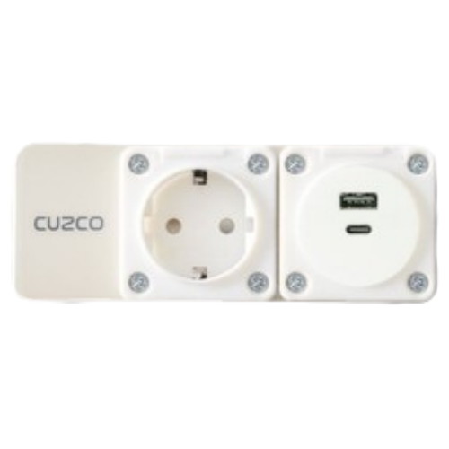 쿠스코 1구 USB A타입 C타입 빌트인콘센트 ZC-C90 (1.5m)_이미지