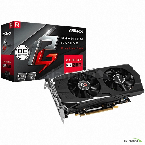 ASRock Phantom Gaming D �󵥿� RX 570 OC D5 8GB ������