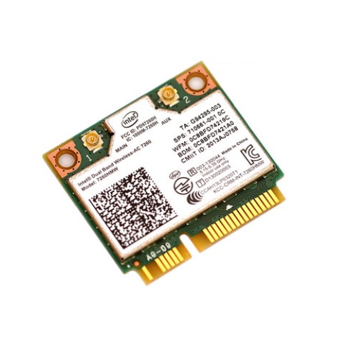 인텔 Wireless-AC 7260 Plus BlueTooth mini-PCIe 무선랜카드이미지입니다. 누르면 해당 게시물로 새창이동합니다.