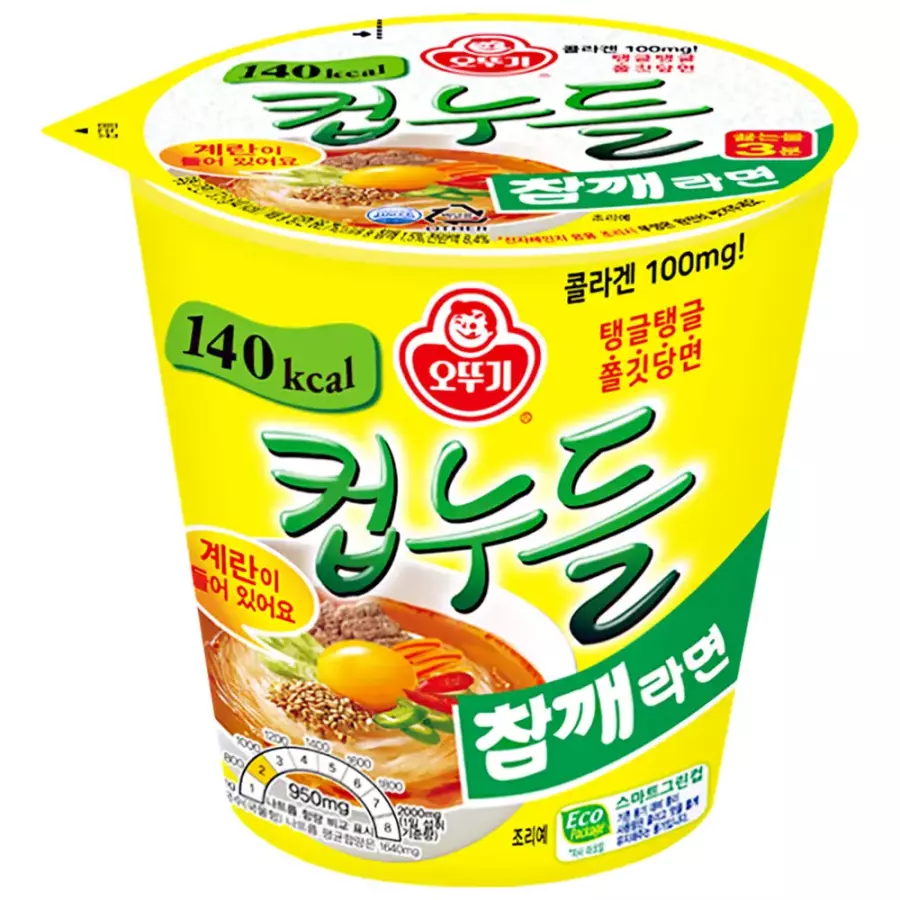 오뚜기 컵누들 참깨라면 컵 37.5g (3개)