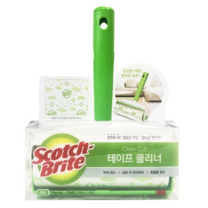 3M 스카치브라이트 대형 클린컷 테이프클리너 세트 (본품1개 + 리필1개)_이미지