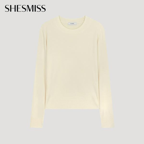 쉬즈미스 베이직 라운드넥 니트 SSKPOO42520_이미지