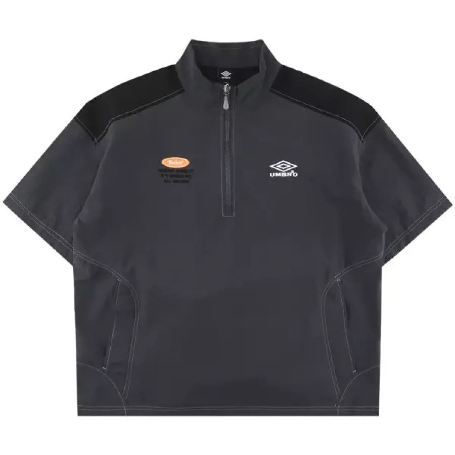 엄브로 크리스피 타슬란 반팔 아노락 UR224CWT59DCH_이미지