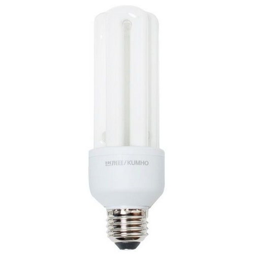 금호전기 번개표 EL 삼파장 컴팩트전구 주광색 20W (1개)_이미지