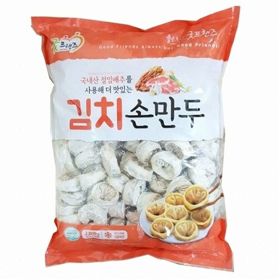 굿프랜즈 김치 손만두 2.8kg (1개)_이미지