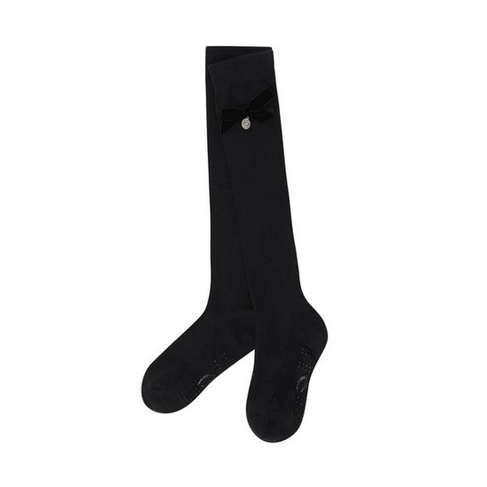 마스터바니에디션 벨벳 심볼 리본 논슬립 니삭스 421F3SC108BK