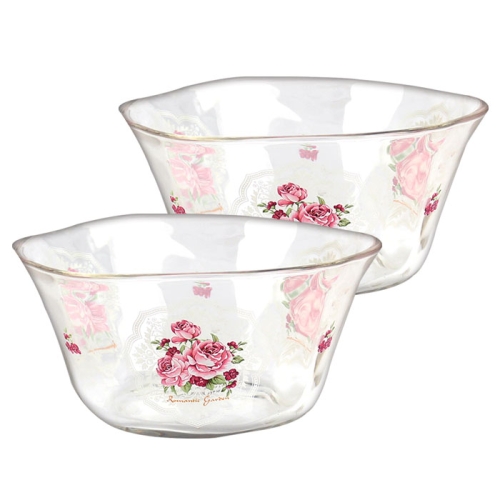 아데리아 글라스 화채볼 로맨틱가든 2개