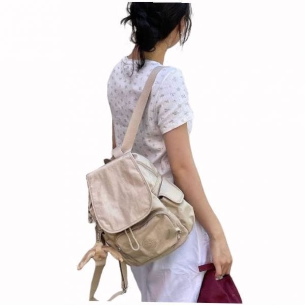 키플링 백팩 시티팩미니 Sparkled Beige 3530464_이미지