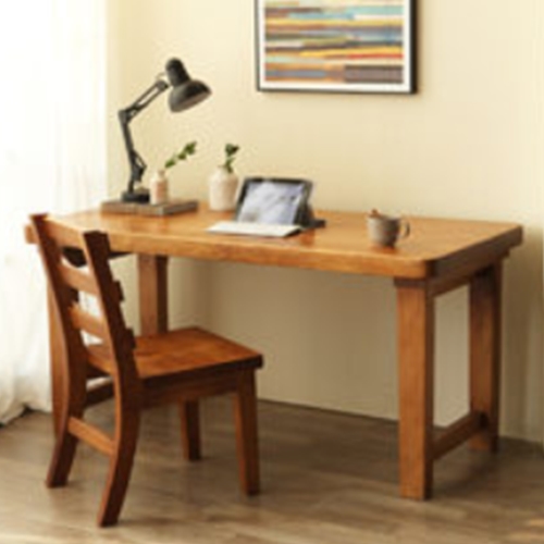 해찬솔원목이야기 소나무 통원목 서재책상+의자