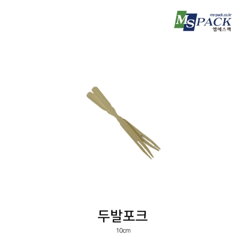 일회용 대나무 포크 100개입 1개