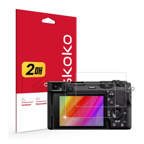 스코코 SONY A6700용 초고화질 트루컬러 AR 액정보호필름 (정품)_이미지