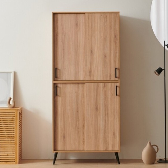 아이앤 그렌트 2단 슬라이딩 도어 수납장 800_이미지