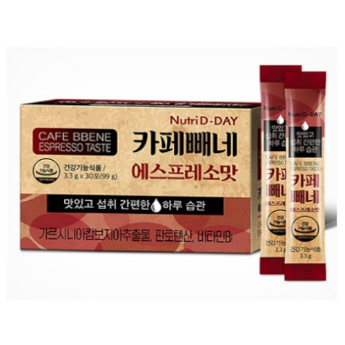  뉴트리디데이 카페빼네 에스프레소맛 3,3g 30포 [1개]