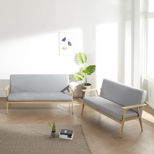 케이컴퍼니 숨결 엘리온 패브릭 소파 2인용