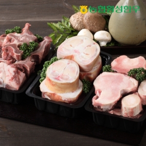 동횡성농협 농협횡성한우 사골700g+우족700g+소뼈1kg 2.4kg
