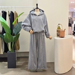 포커스 하트 자수 후드티 팬츠 세트 FW4J9ST5000_이미지