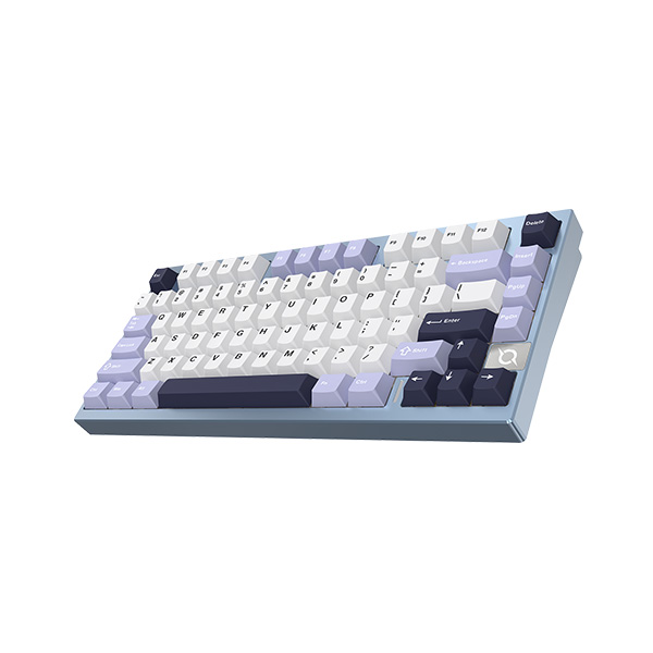 COX CA75 3모드 CNC 알루미늄 유무선 기계식 실버 (카라멜 커피 V1축)_이미지