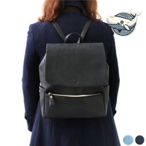 스타일리쉬 블랙백 여성 여행용 다용도 배낭 WFH6RBX