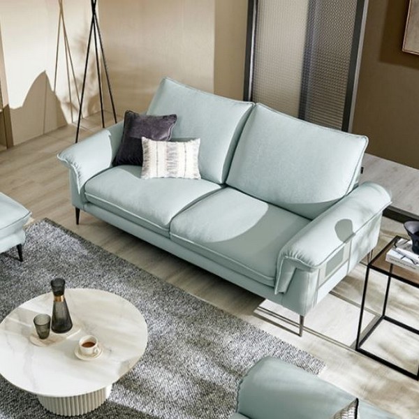 자코모 알마 천연가죽 소파 3인용 (스툴포함)_이미지