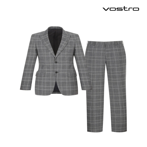 BY 울혼방 픽 에리 빅 체크 스트레치 정장 세트_M1SS1765_M1