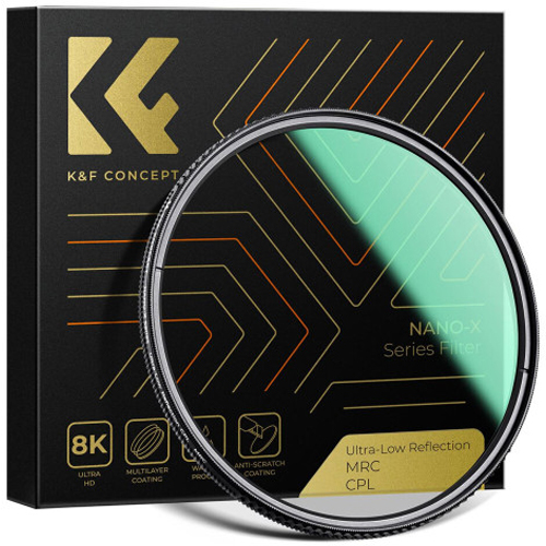 K&F Concept NANO-X Ultra Low Reflection CPL MRC 렌즈필터 (37mm)_이미지