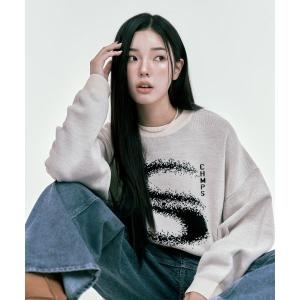 CHAMPS 본챔스X소라노 3컬러 소라노 CHMPS 베이직 로고 니트 B24FT12 451796