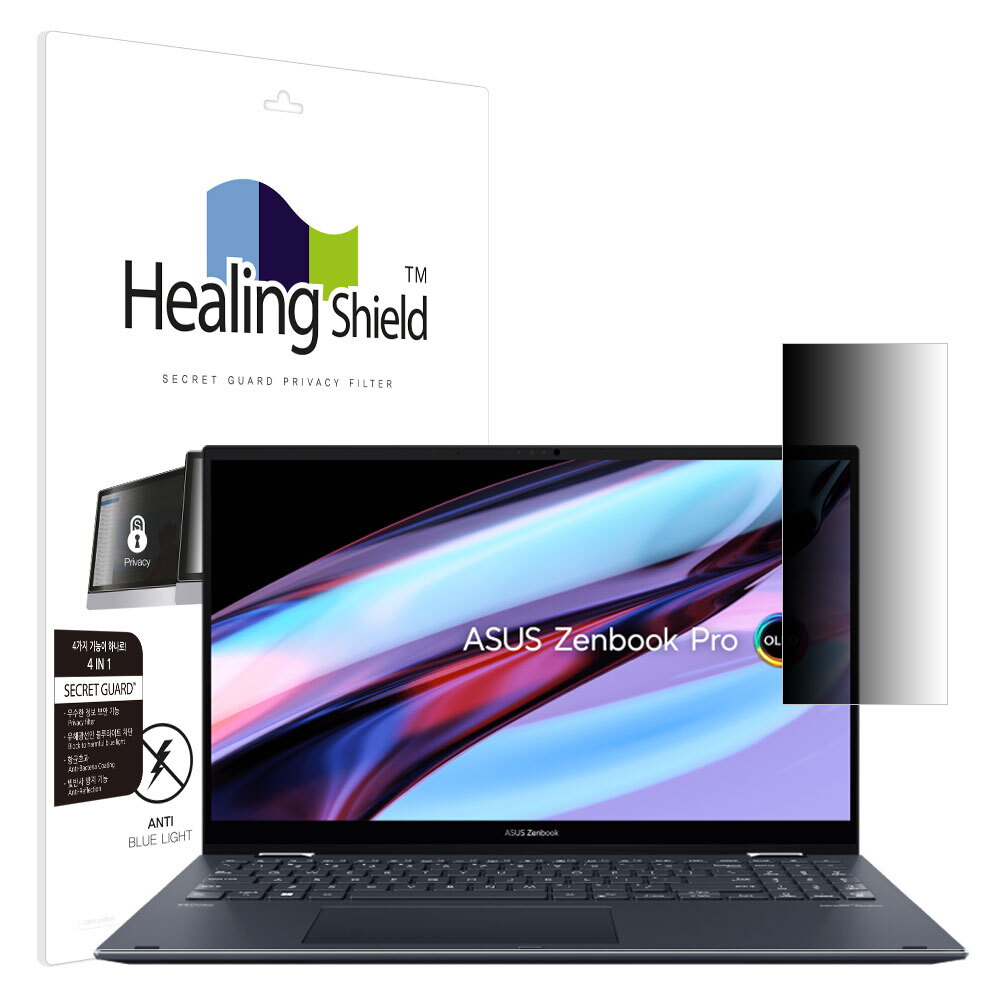 ASUS 젠북 프로 15 Flip OLED UP6502 SNS 메신저 사이드 프라이버시 보안필름