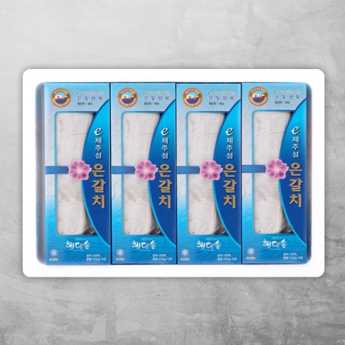 오초록 제주 은갈치 왕특대 4미 세트 2.2kg 갈치550gx4미 / 부직포 가방_이미지