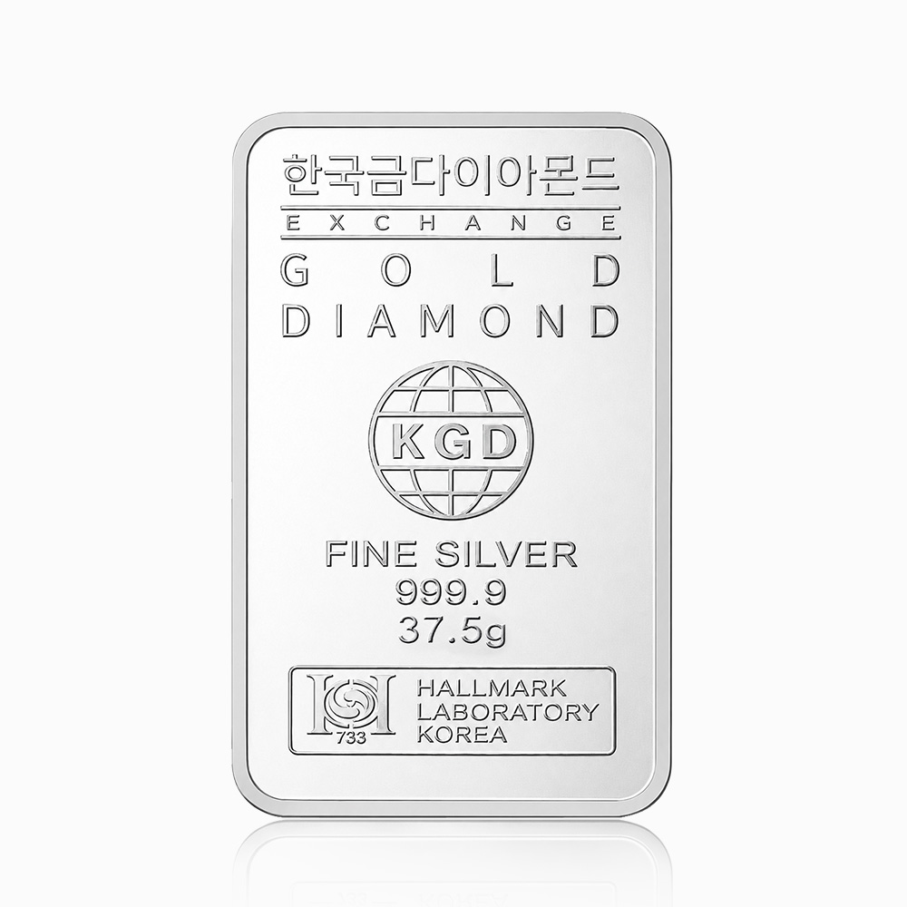 한국금다이아몬드 실버바 37.5g [1개]