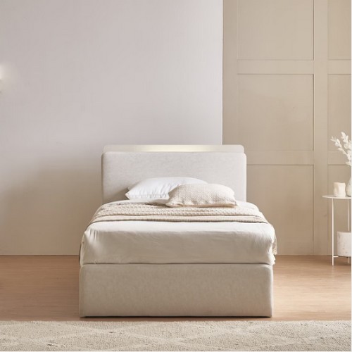 에몬스 세런 패브릭 호텔 LED침대 SS