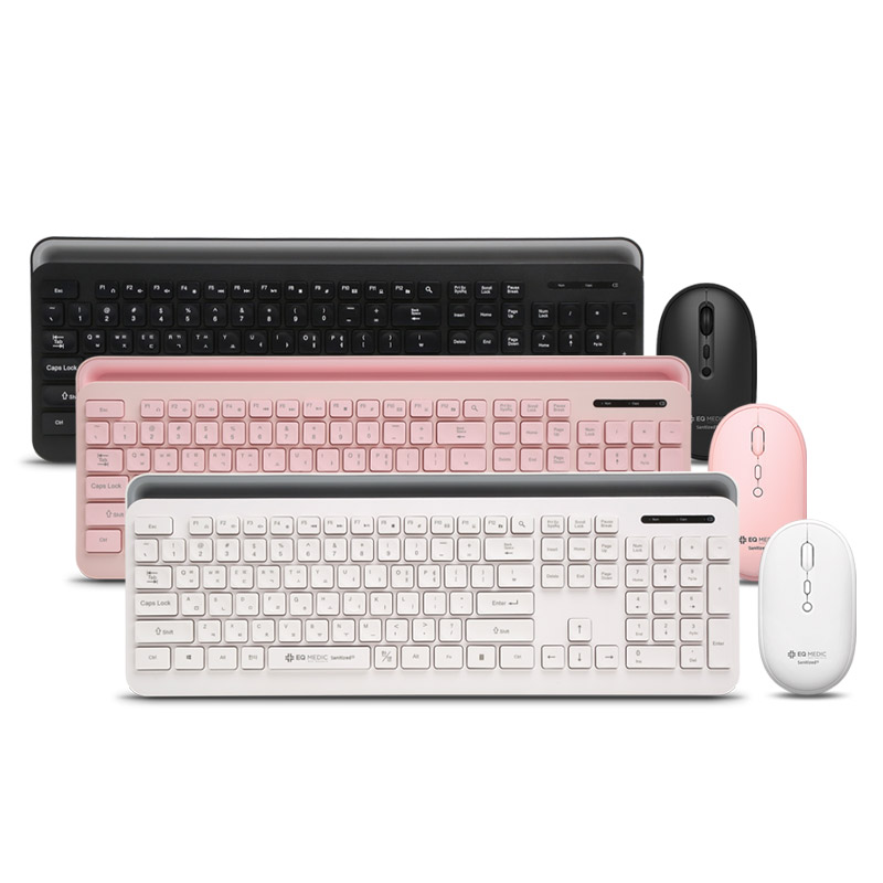 이큐웨어 이큐메딕 Sanitize-WS1 항균 거치형 무선 키보드 마우스 세트이미지입니다. 누르면 해당 게시물로 새창이동합니다.