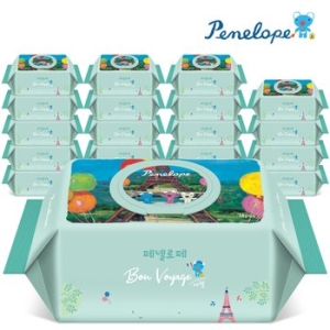 페넬로페 본보야지 에펠 물티슈 캡형 70매 (20팩)_이미지