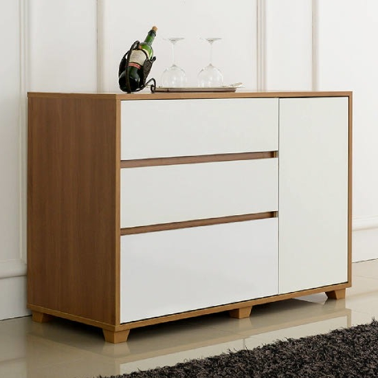 오플로어 루벤 3단 수납 와이드 서랍장 (120cm)