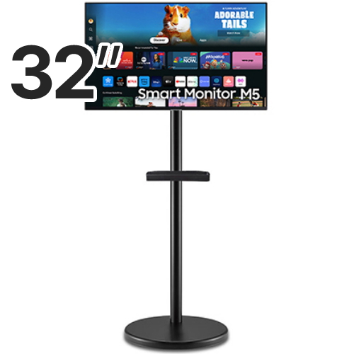 삼성전자 무빙스타일 M5 S32DM500 이동형 패키지 (스마트마운트 VI-200-S(블랙))_이미지